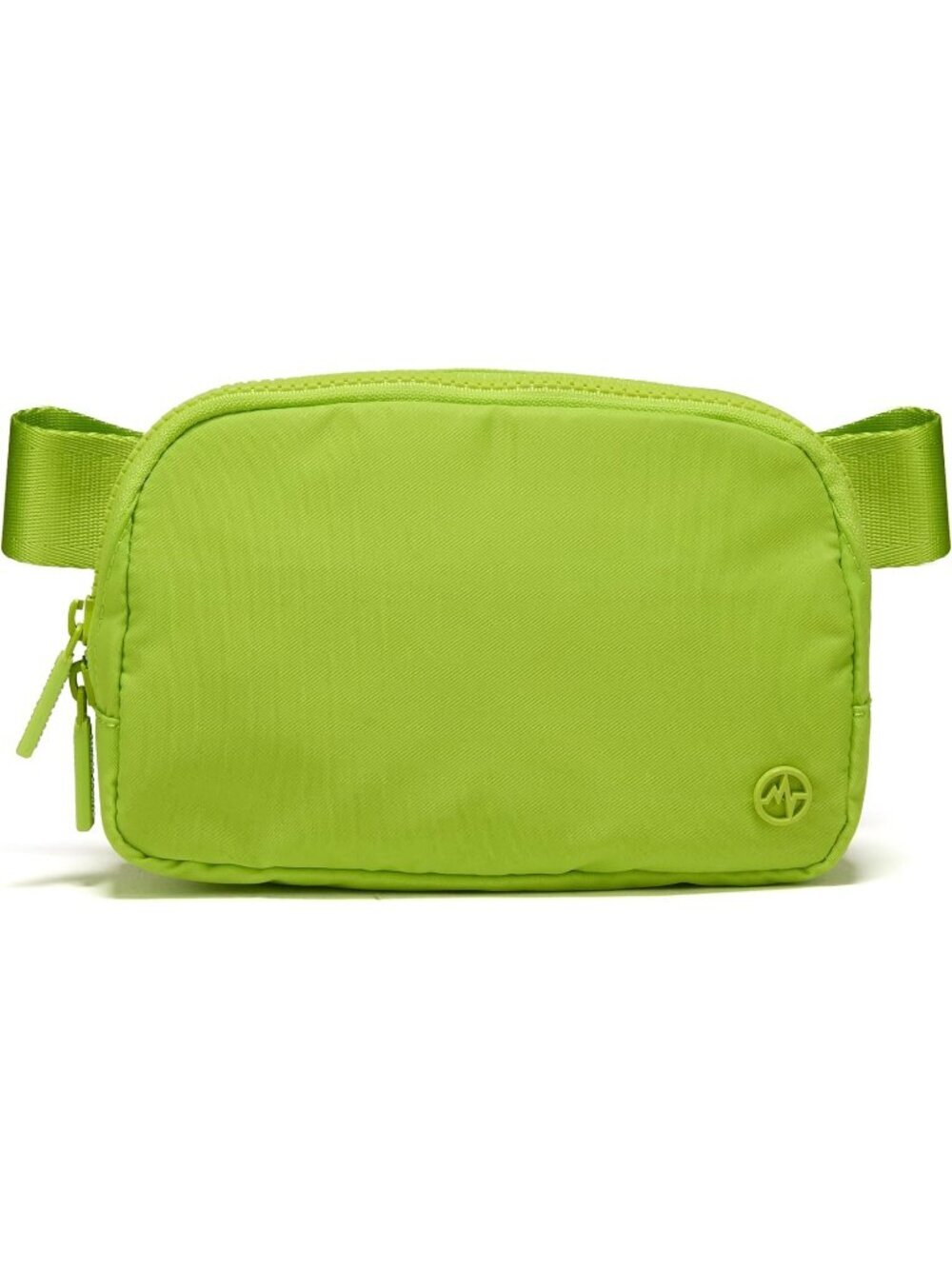 Women's Green Water Repellent Waist Packs Crossbody Bags with Adjustable Strap